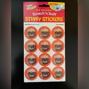 Retro Scratch 'n Sniff Stinky Stickers - Root Beer